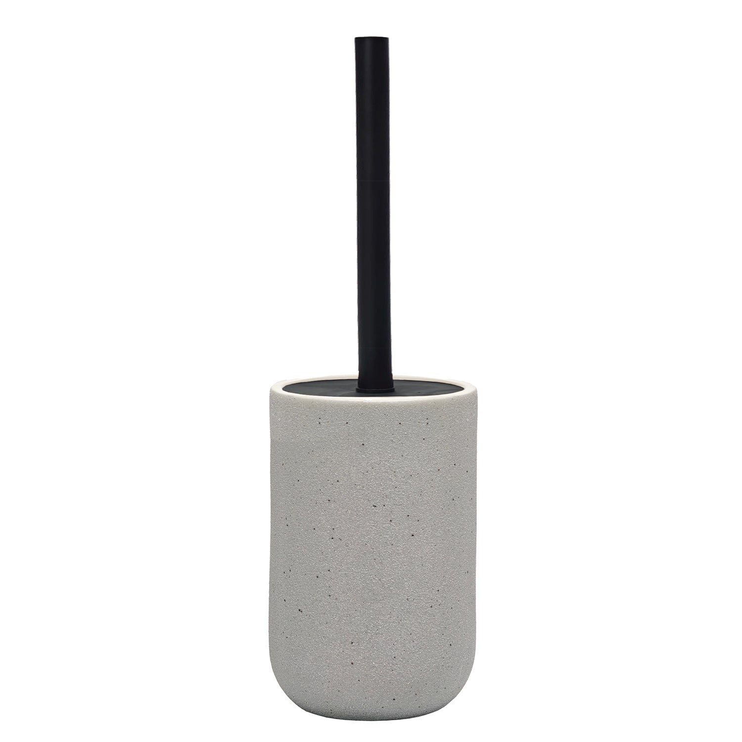 VESTIAMO CASA - Portascopino con scopino Grigio - h30 cm diametro 10 cm